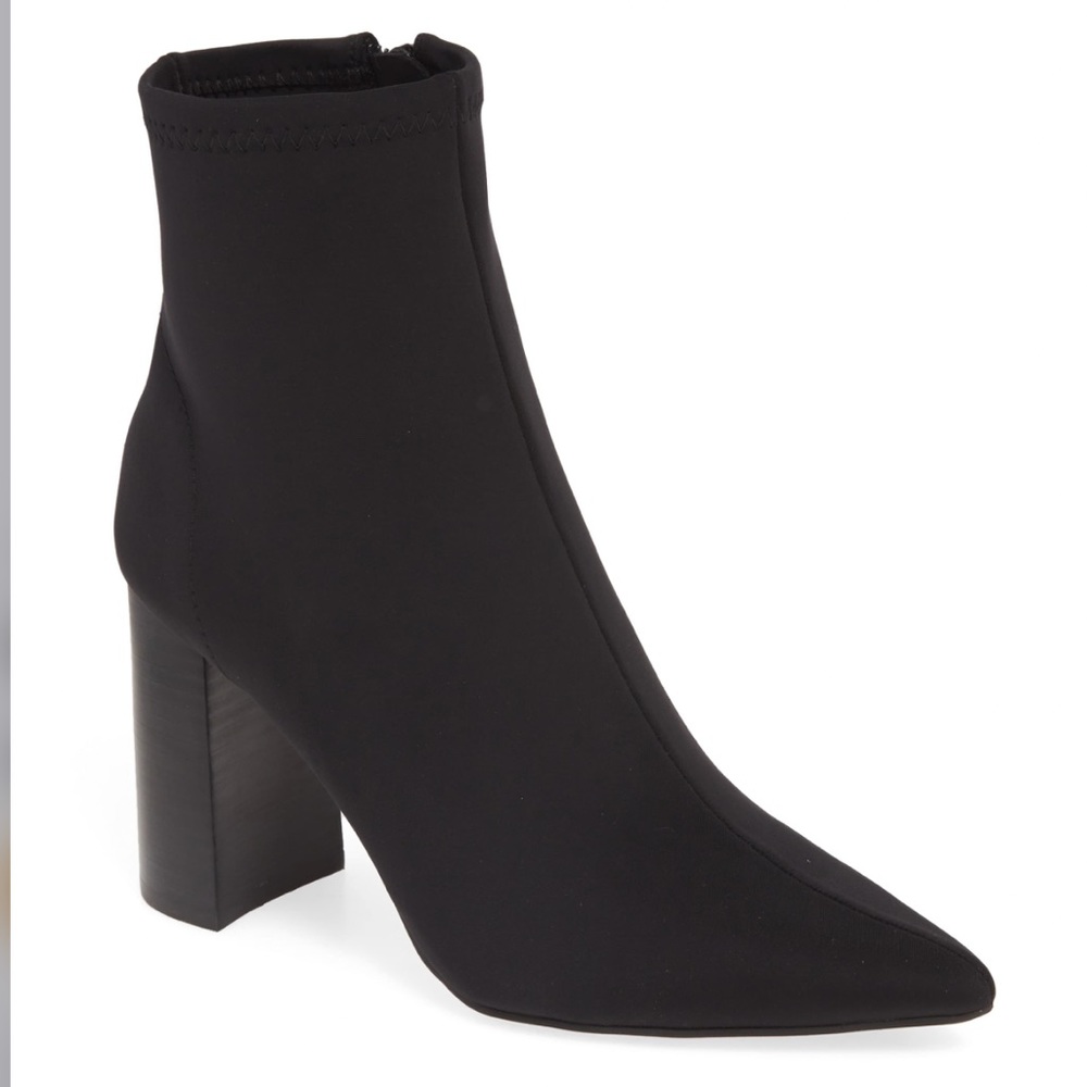 Jeffrey Campbell raven ankle boots black